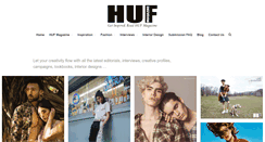 Desktop Screenshot of hufmagazine.com
